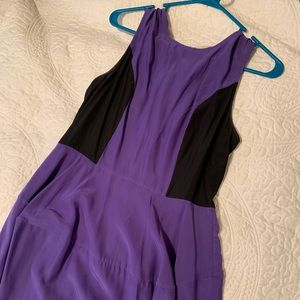 Elizabeth and James Colorblock Silk Dress